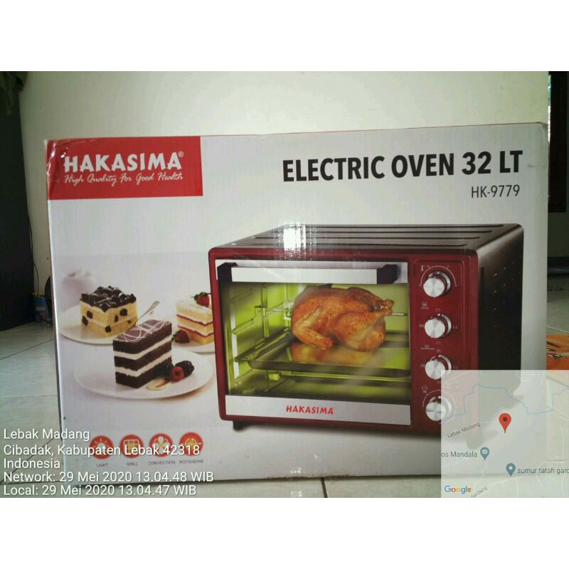 Jual HAKASIMA ELEKTRIK OVEN 32L OVEN LISTRIK HAKASIMA Shopee Indonesia