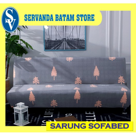 Jual SARUNG SOFA BED FOREST COVER SOFA BED ELASTIS Shopee Indonesia
