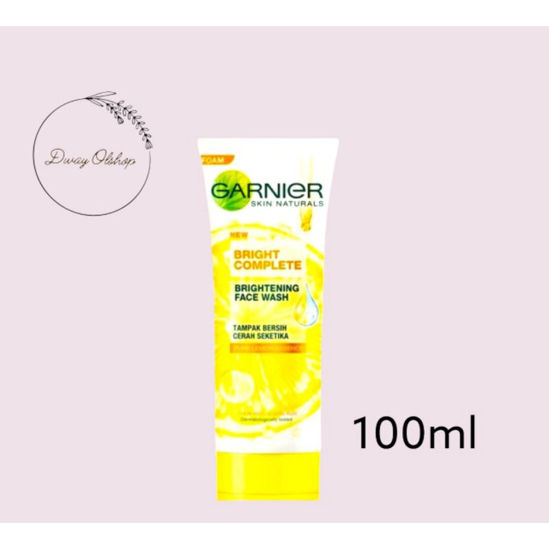 Jual GARNIER Lemon Face Wash 100ml Shopee Indonesia
