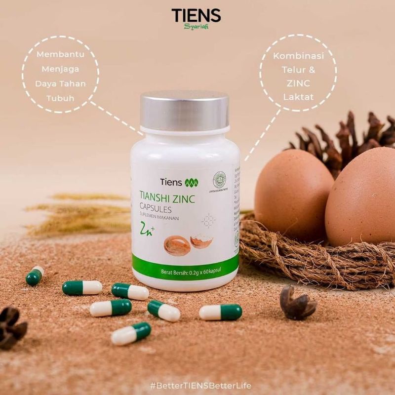 Jual Tianshi Zinc Capsules Dikirim dari Tiens Padang Shopee Indonesia