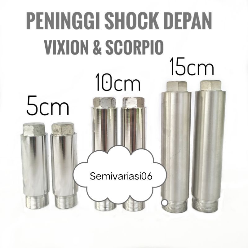 Jual PENINGGI SHOCK DEPAN VIXION OLD NVL NVA NEW DAN CBR MEGAPRO TIGER