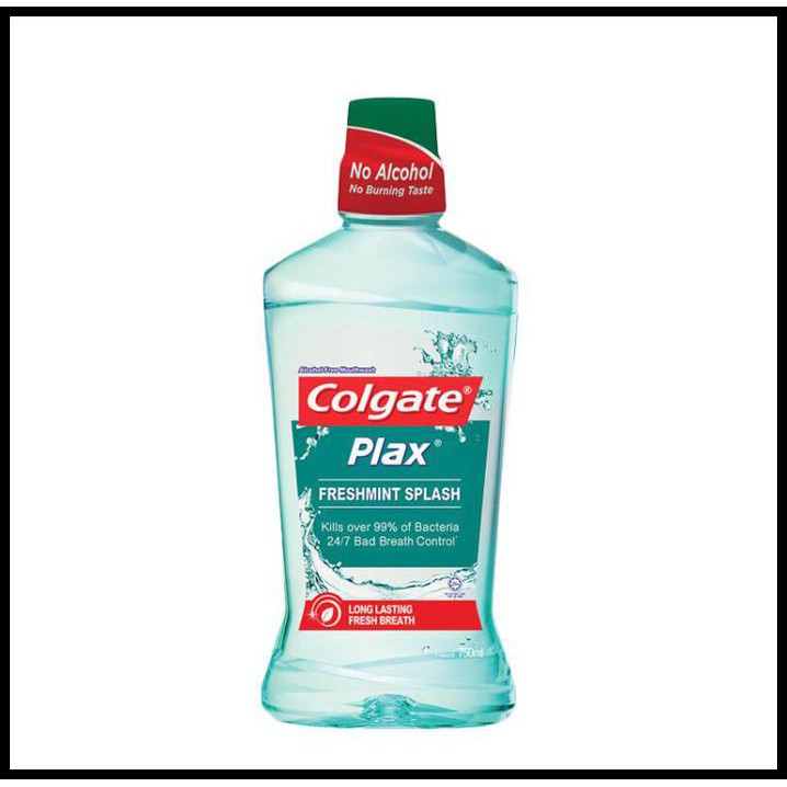 Jual COLGATE MOUTHWASH PLAX PEPPER MINT 750ML Shopee Indonesia