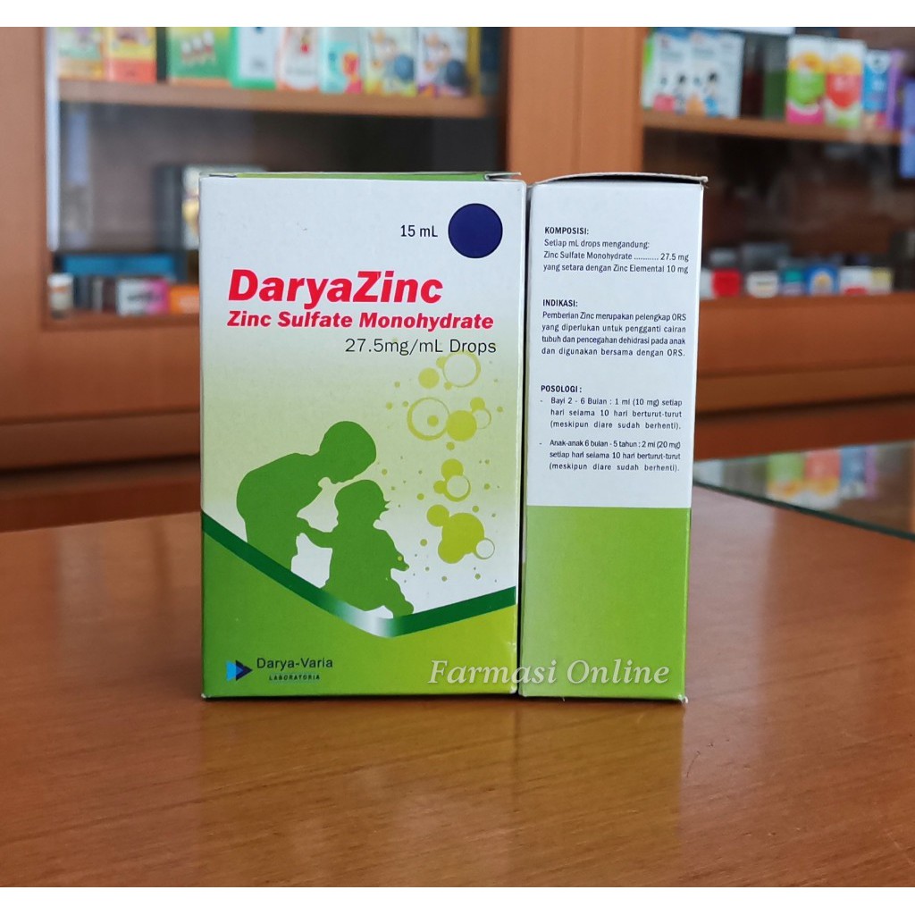 Jual Daryazink Darya Zink Zinc Drop Shopee Indonesia