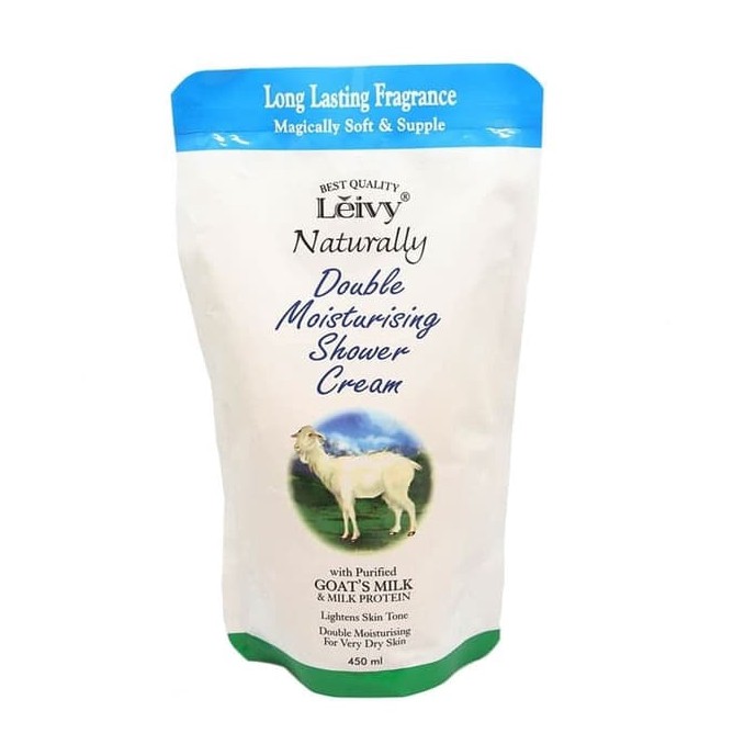 Jual Leivy Shower Cream Goat's Milk 450ml / Sabun Cair / Body Wash