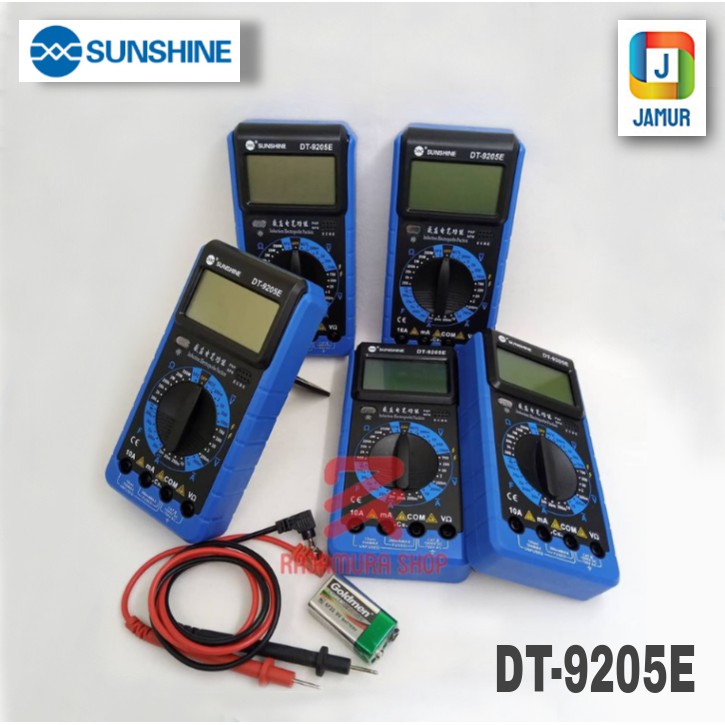 Jual MULTITESTER DIGITAL SUNSHINE DT9205E AVOMETER DIGITAL MULTIMETER