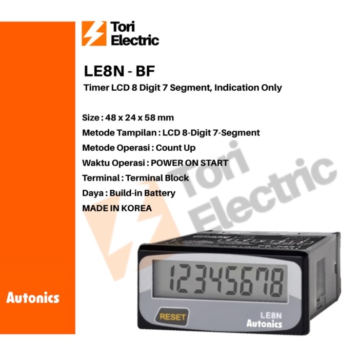 Jual AUTONICS LE8NBF Digital Timer 100 ORI Shopee Indonesia