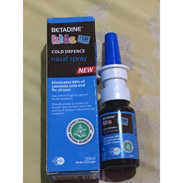 Jual Betadine spray coughs and betadine spray nasal (flu and cold