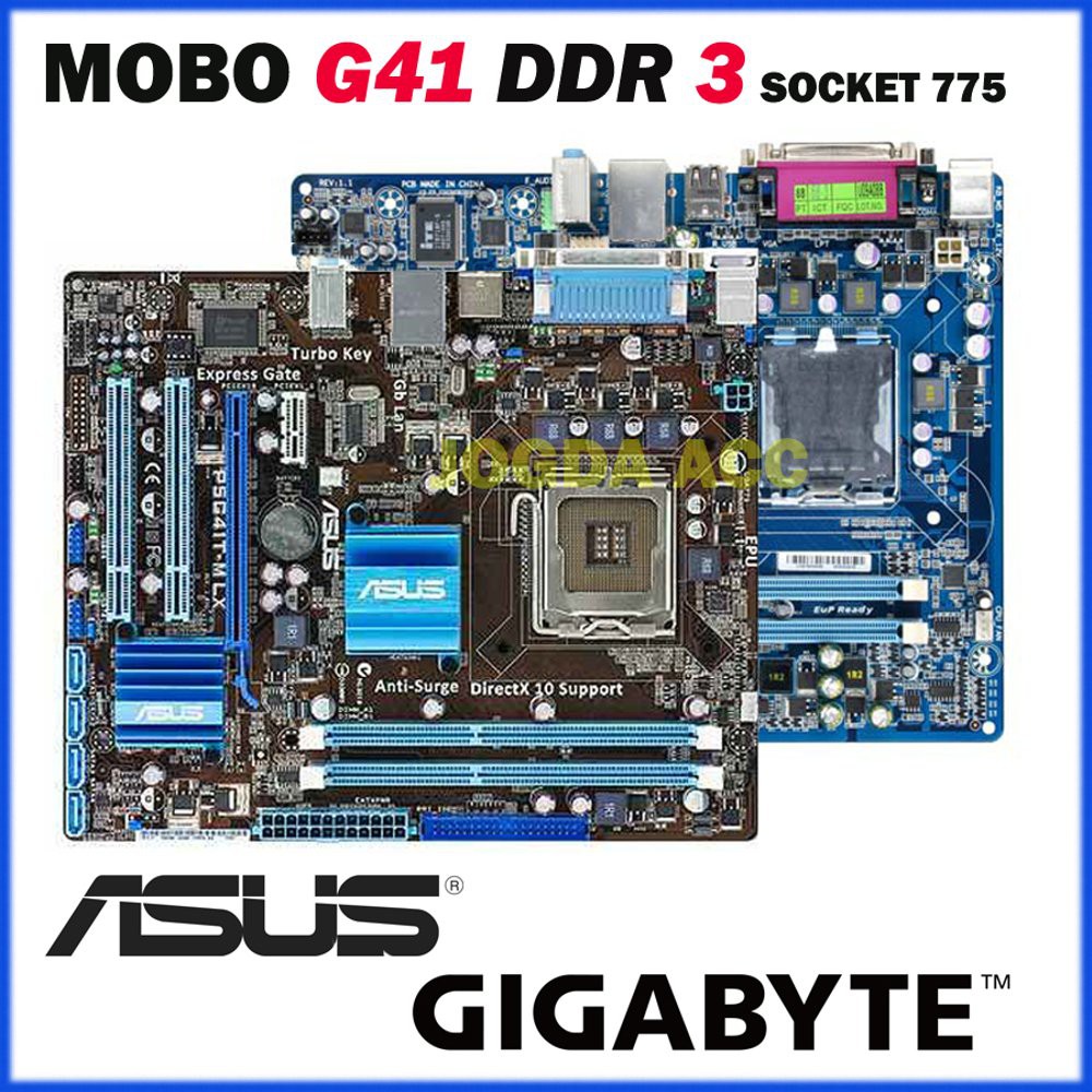 Jual Motherboard G41 Gigabyte Motherboard G41 Asus Shopee Indonesia