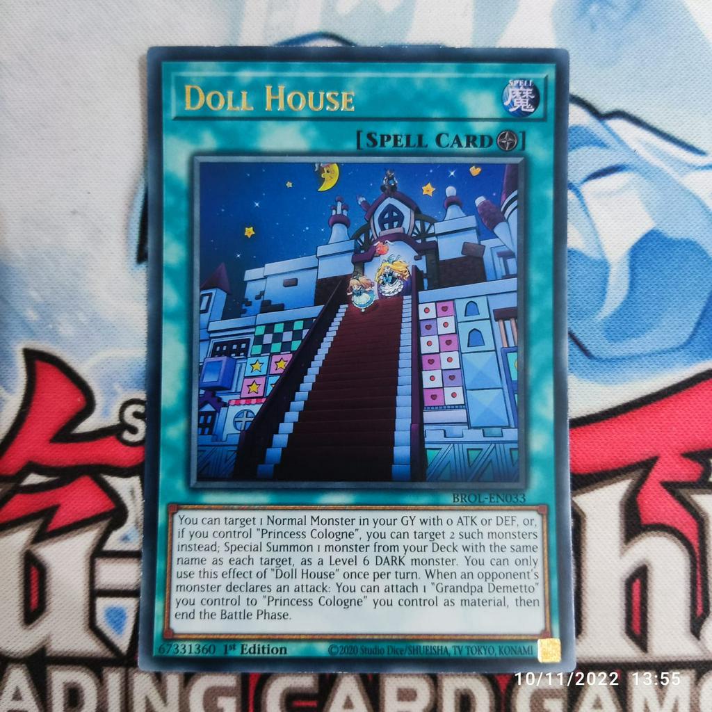 Jual yugioh doll house BROL ultra rare original Shopee Indonesia