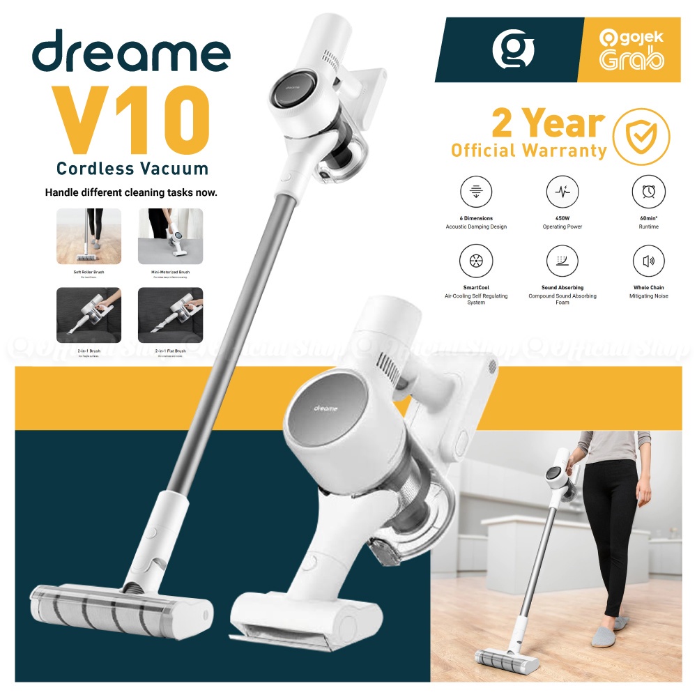 Jual Dreame V10 Cordless Stick Vacuum Cleaner Handheld Penyedot Debu