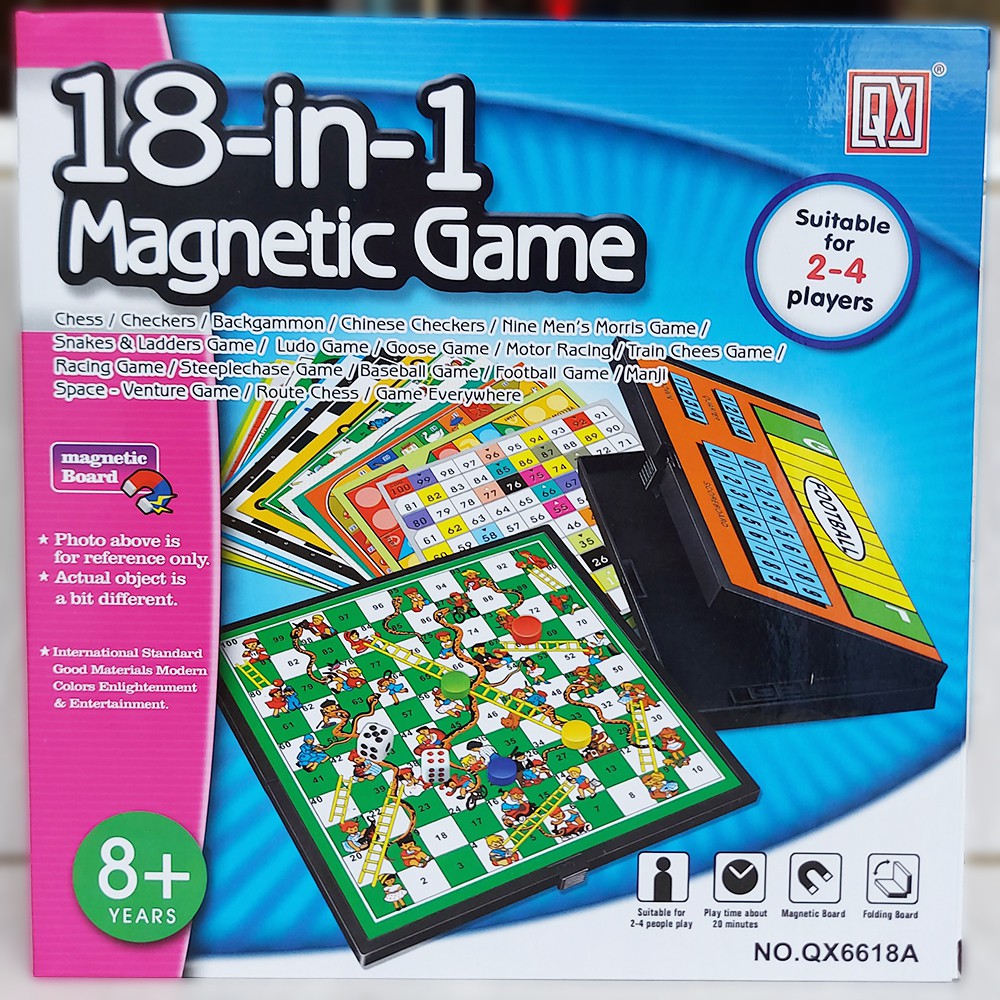 Jual Mainan Anak Board Game 18 In 1 Board Game Permainan