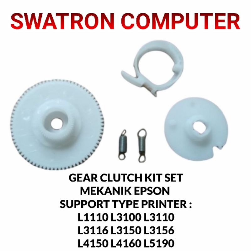 Jual GEAR CLUTCH KIT SET MEKANIK EPSON L1110 L1210 L3210 L3110 L3116 L3150 L3156 L4150 L4160