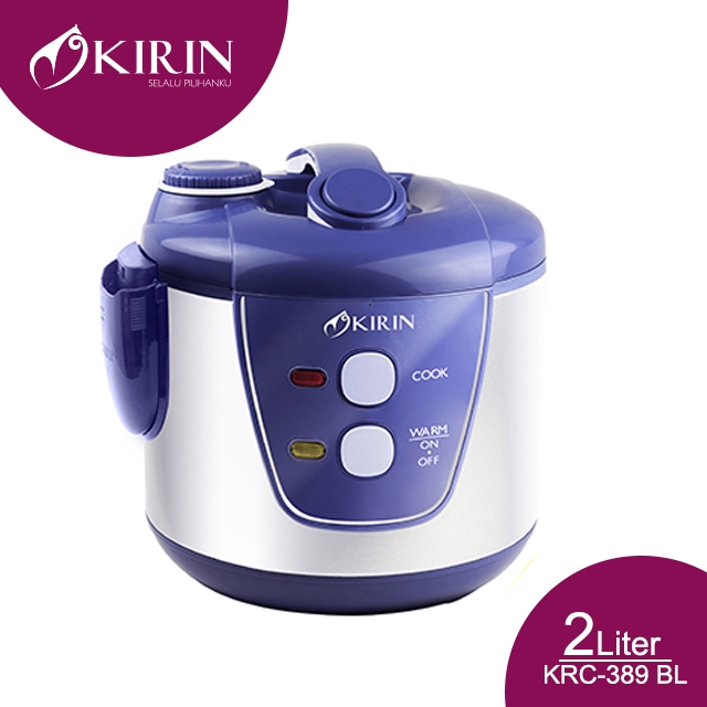 Jual Kirin Rice Cooker 2 Liter KRC389 Penanak Nasi Stainless Shopee