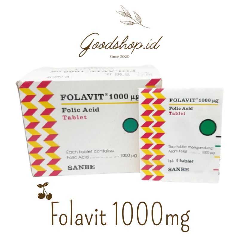 Jual FOLAVIT 1000 MG (100 TABLET) Shopee Indonesia