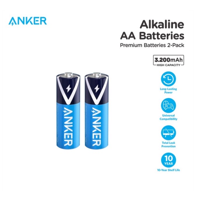 Jual Anker Battery AA Anker Baterai Alkaline AA (B1810) Shopee