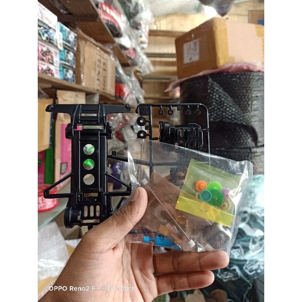 Jual Tamiya Chassis Type 3 PC ABS + Gearbox + Gearset Kumplit ( Loose