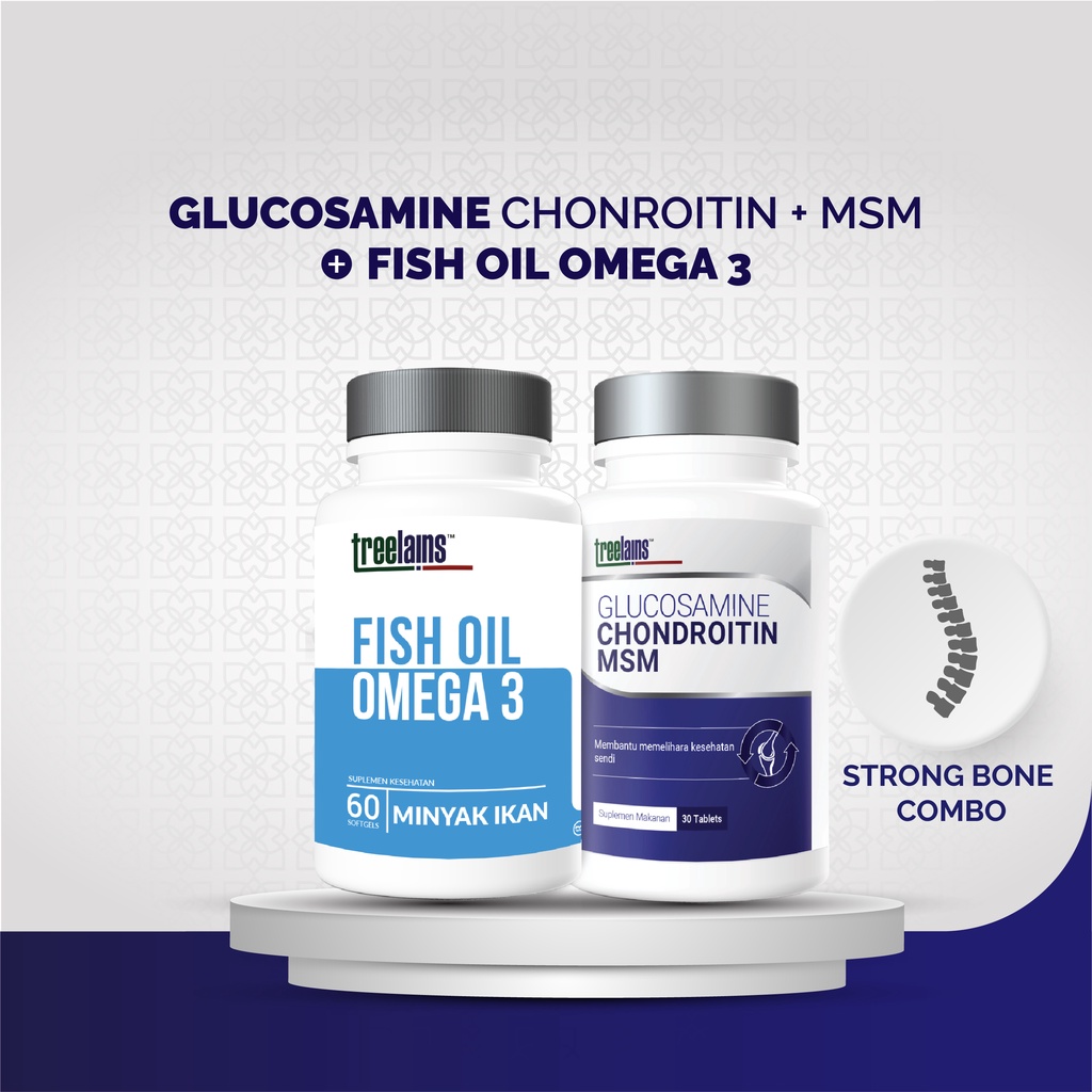 Jual Treelains Joint Bone Support Pack Glucosamine Chondroitin MSM 30