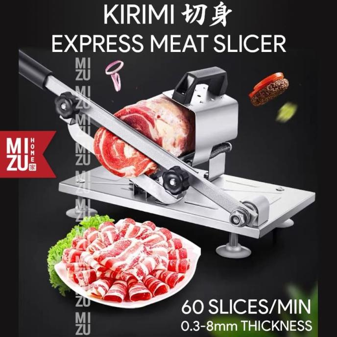 Jual Kirimi Meat Slicer Pengiris Daging Manual Shabu Shabu Yakiniku
