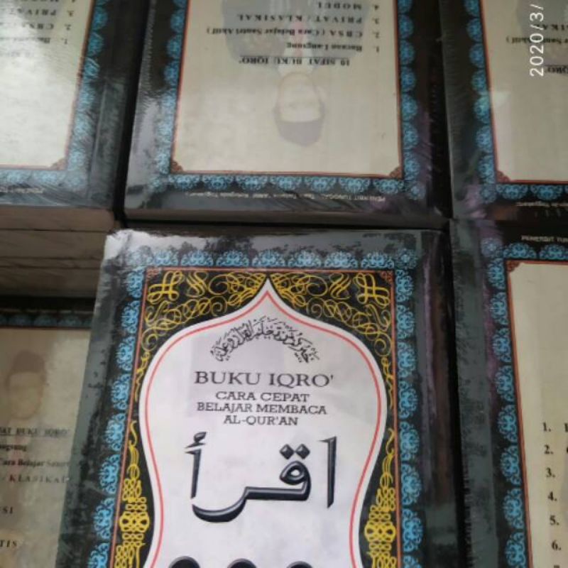 Jual Buku IQRO' BESAR(harga 1pack isi 10biji) Shopee Indonesia