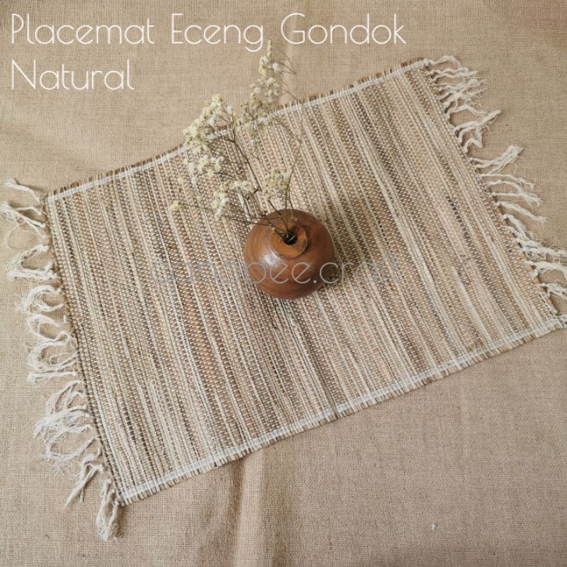 Jual PLACEMAT TENUN LIDI TATAKAN PIRING ALAS FOTO LIDI Shopee Indonesia