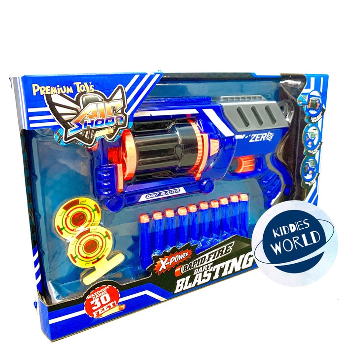 Jual Mainan Nerf Gun Air Shoot Soft Bullet Rapid Fire Dart Blasting