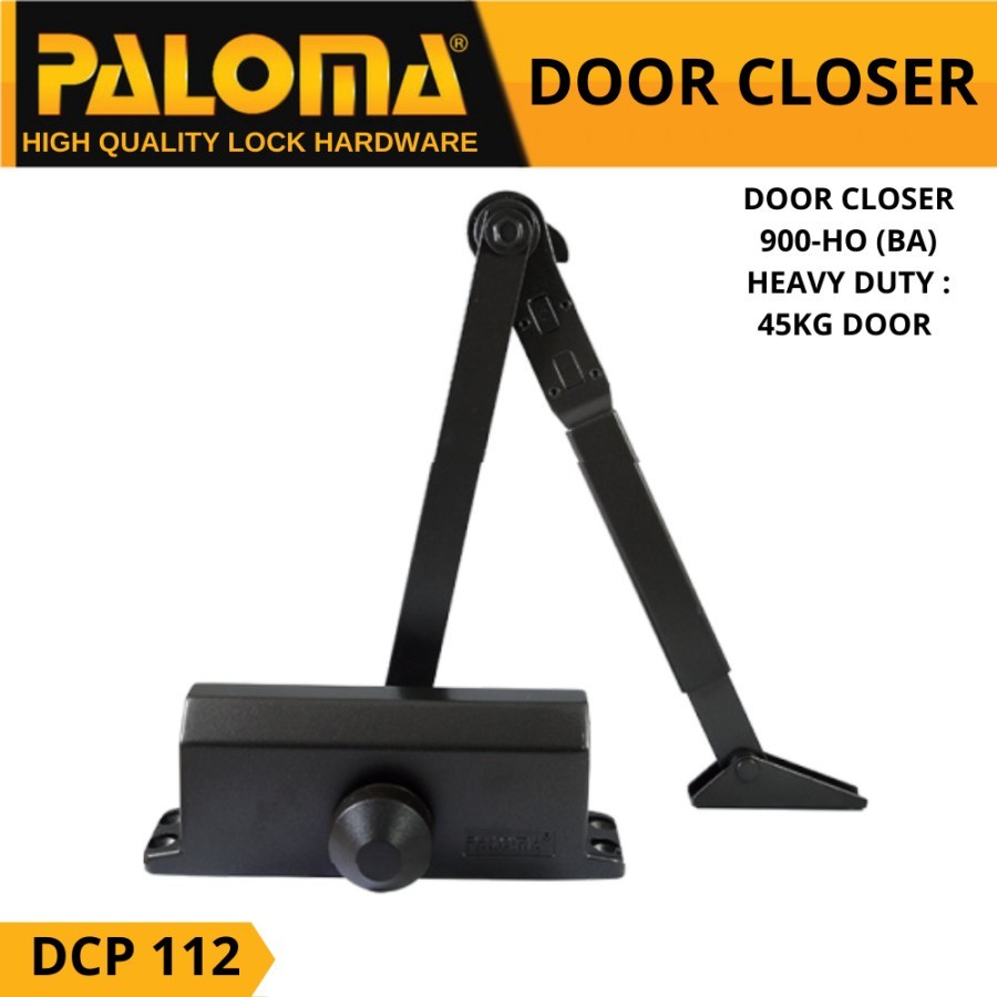 Jual DOOR CLOSER Penutup Pintu Otomatis PALOMA DCP 112 900HO BROWN