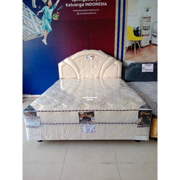 Jual (PROMO) Springbed/Spring bed Flower Boxy by Bigland 160 (Melayani