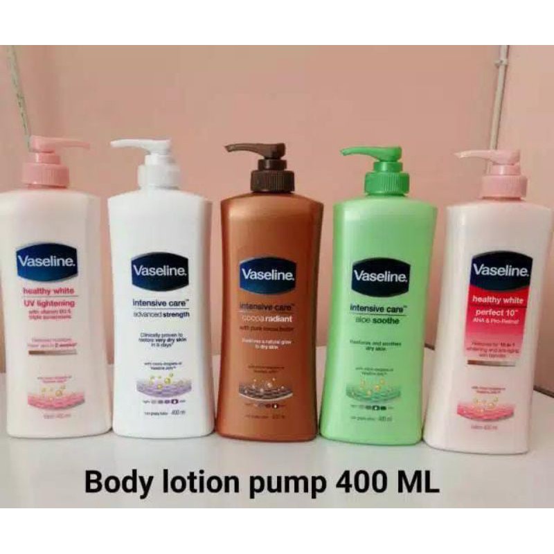 Jual vaseline pump 400ml Shopee Indonesia