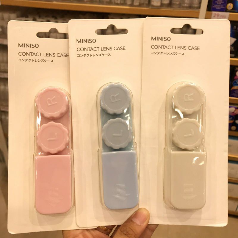 Jual MINISO Contact Lens Case / tempat softlens miniso Shopee Indonesia