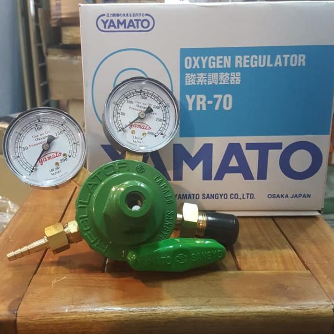 Jual Yamato Regulator Oxygen Standar YR70 / Regulator Gas Oksigen YR 70 Shopee Indonesia