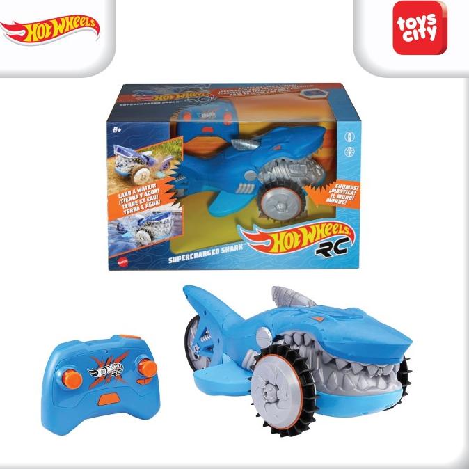 Jual Hot Wheels RC Supercharged Shark Vehicle RadioControlled Shark