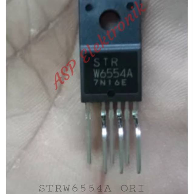 Jual STR W6554A ORIGINAL IC POWER SUPPLY TV REGULATOR STRW 6554A ORI