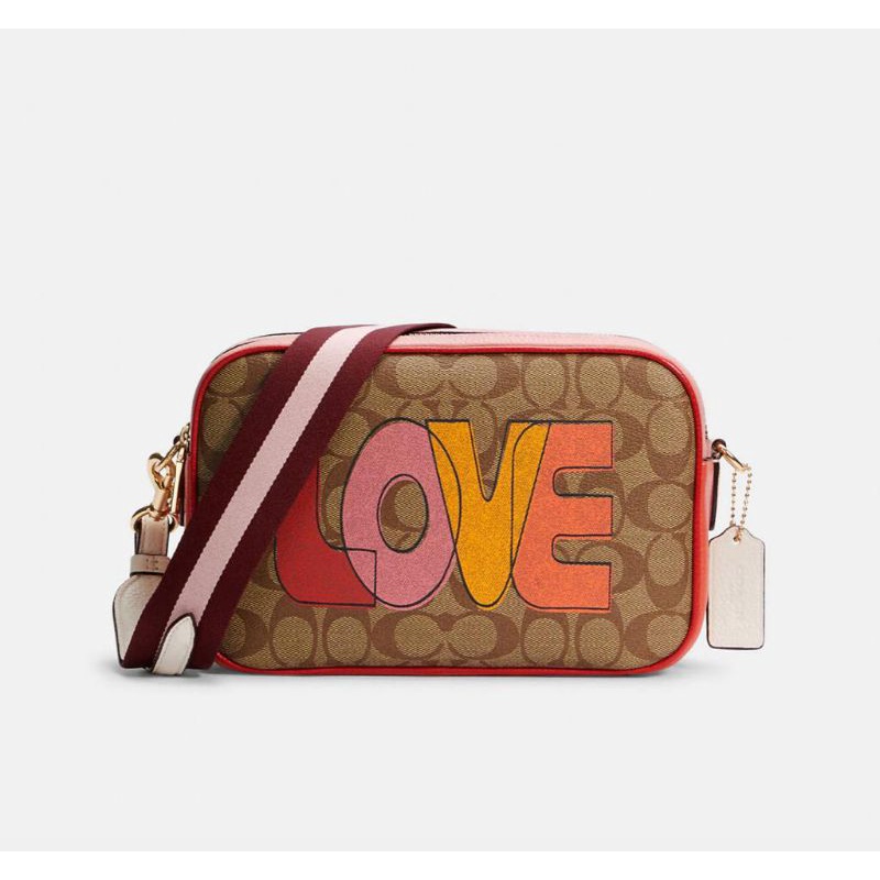 Jual Coach Jes Crossbody In Signature Canvas Shopee Indonesia