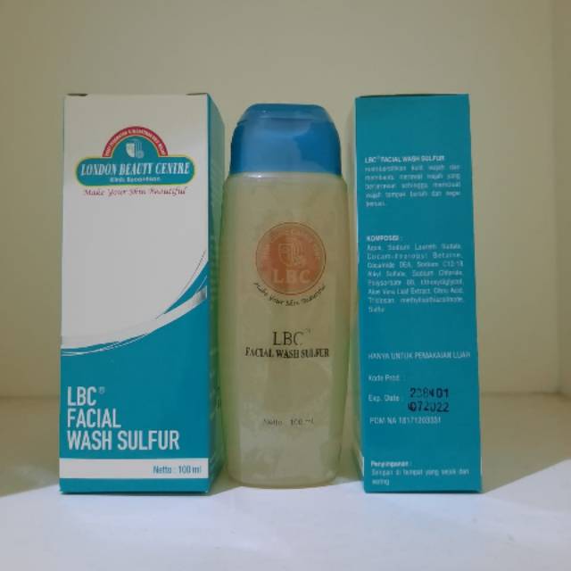 Jual LBC Facial Wash Sulfur Shopee Indonesia