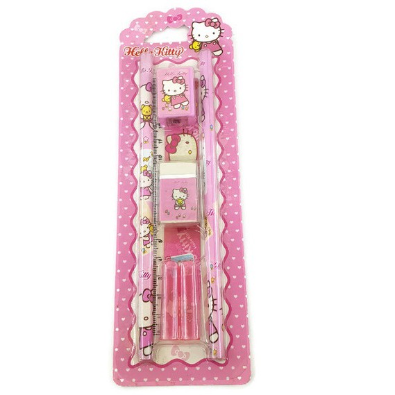 Jual Stationery Set Kecil Karakter Hello Kitty Shopee Indonesia