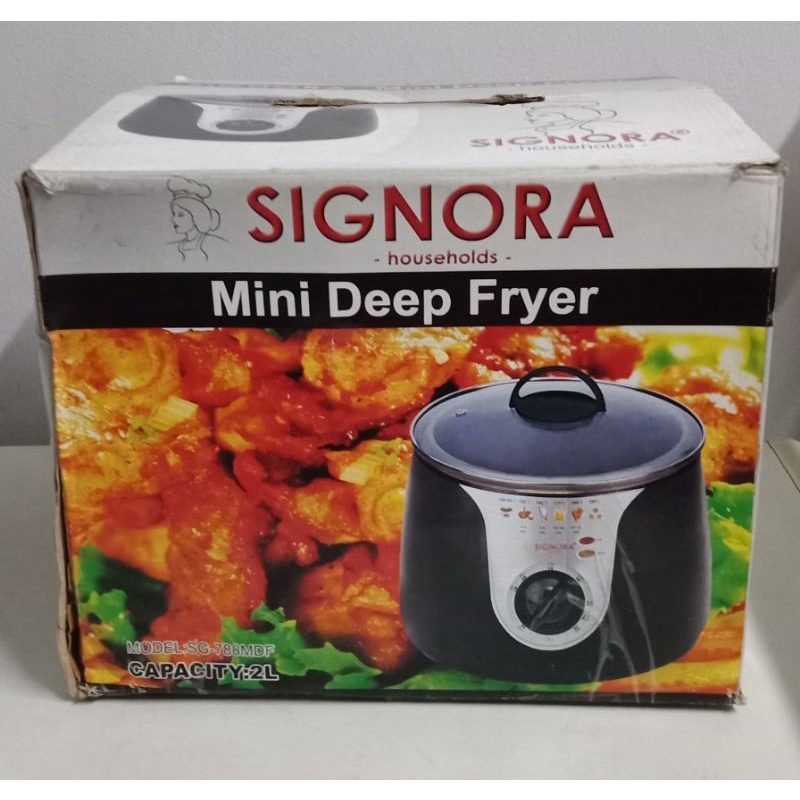 Jual Signora mini deep fryer SG 788 MDF Shopee Indonesia
