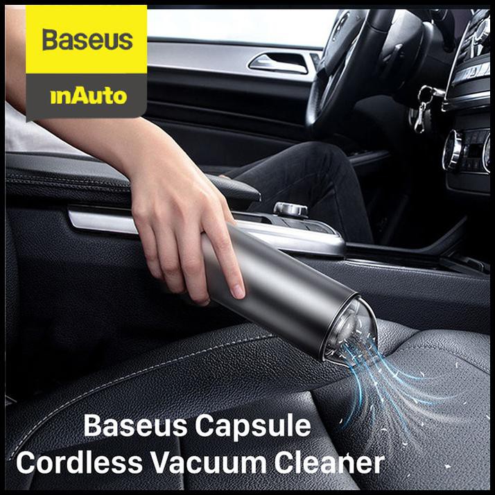 Jual Baseus Car Vacuum Cleaner Portable Penghisap Debu Mobil Hitam