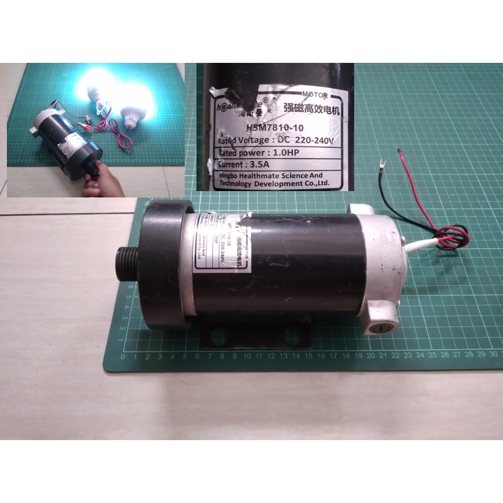 Jual Dinamo Mini Generator DIY DC Motor 220V 1HP Shopee Indonesia