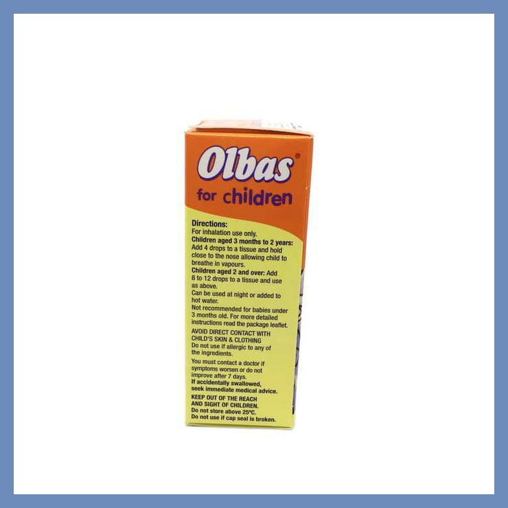 Jual OLBAS FOR CHILDREN INHALANT DECONGESTANT OIL (10 ML) MURAH