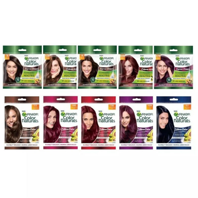 Jual Garnier hair color naturals ultra color sachet Shopee Indonesia