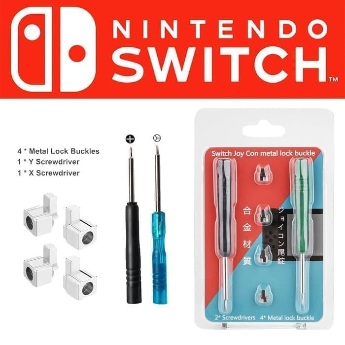 Jual Nintendo Switch Metal Lock Buckle Loose Joycon Replacement Repair