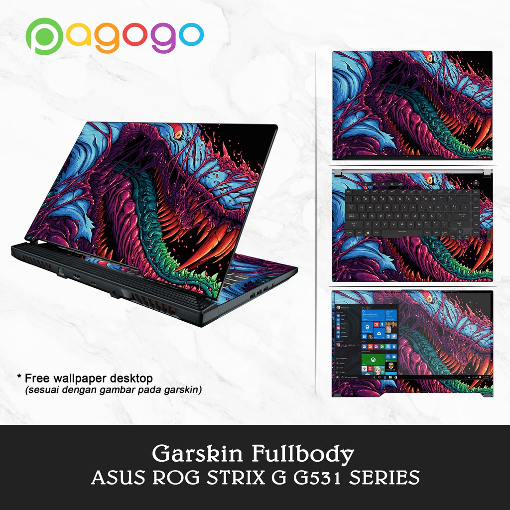 Jual Garskin Laptop Skin Laptop Asus ROG G531GD G531G G531 Fullbody