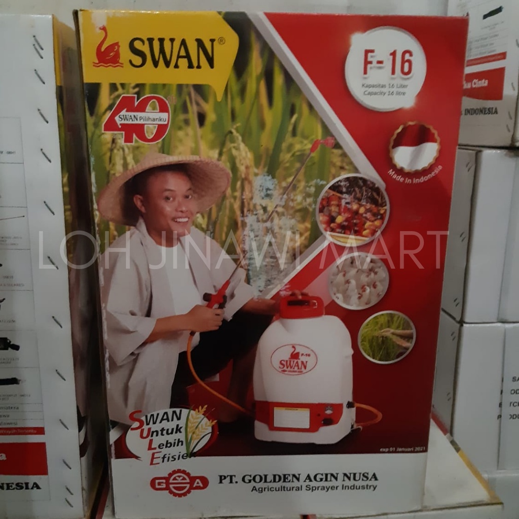 Jual Alat Semprot Tangki Swan Elektrik F16 16 Liter/Sprayer Swan