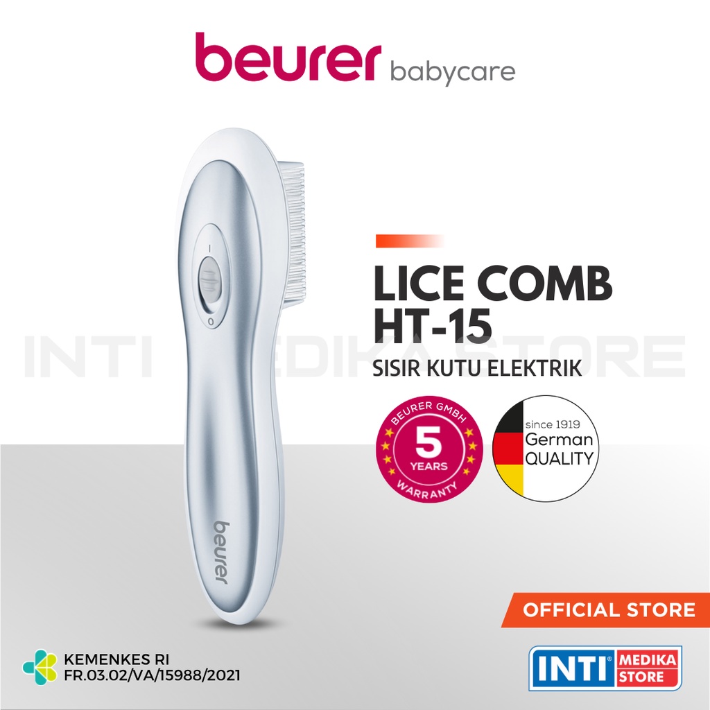 Jual BEURER Sisir Kutu Rambut Anak Elektrik Lice Comb HT 15