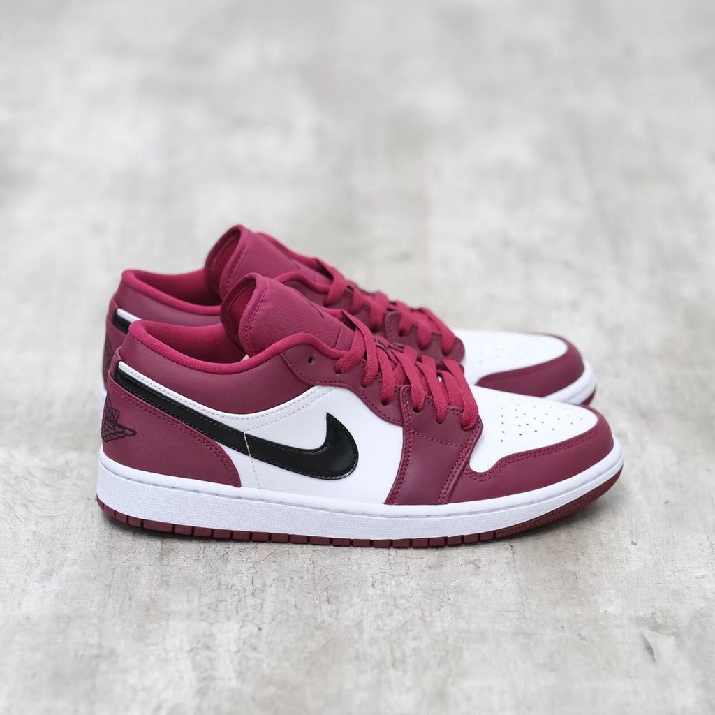 Jual Nike Air Jordan 1 Low Noble Red 100 Original BNIB Shopee Indonesia