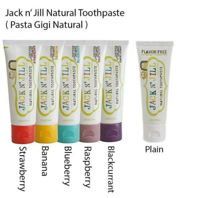 Jual Jack n Jill Toothpaste (Pasta Gigi / odol) new flavors available