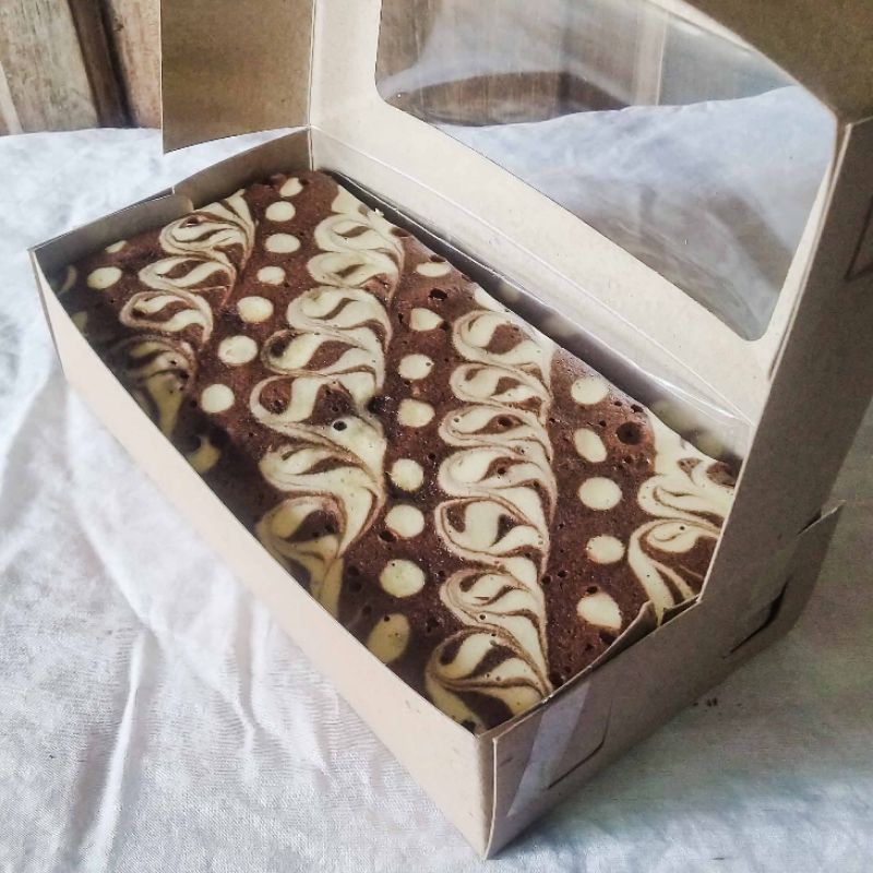 Jual Brownies Kukus Batik Fayola Cake ukuran 20x10 cm Shopee Indonesia
