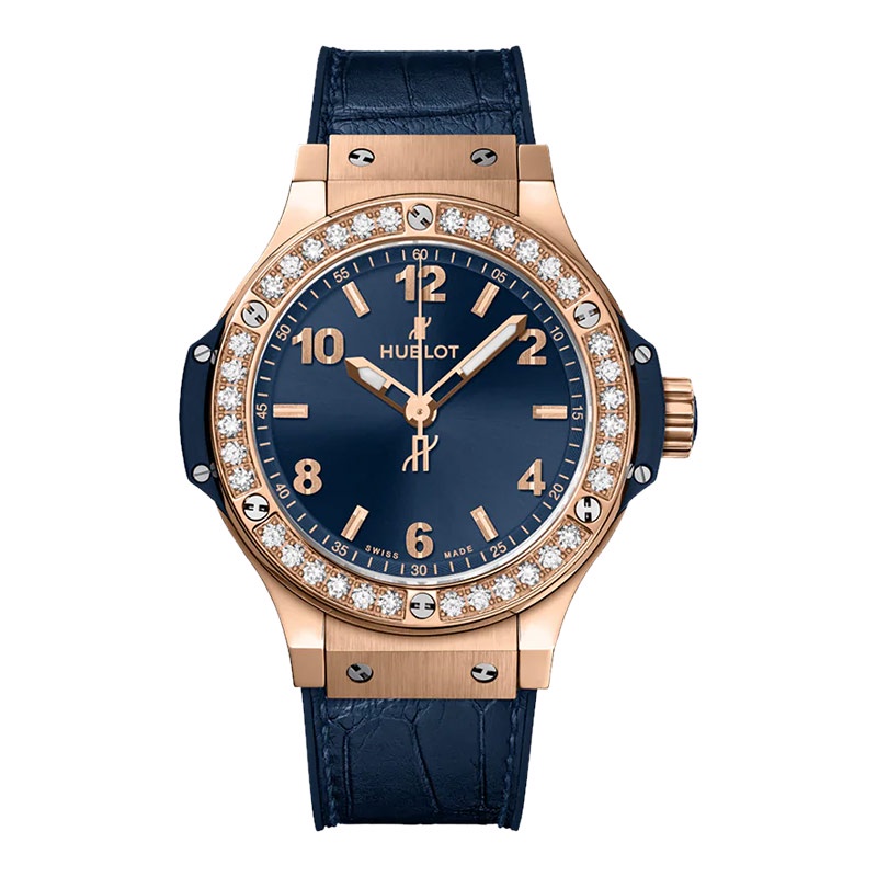 Jual Jam Tangan Wanita Hublot 361.PX.7180.LR.1204 Big Bang Gold Blue