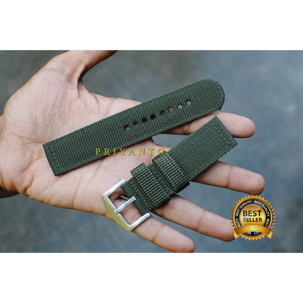 Jual STRAP TALI JAM TANGAN KANVAS CANVAS LIMITED EDITION 22 24MM WATCH