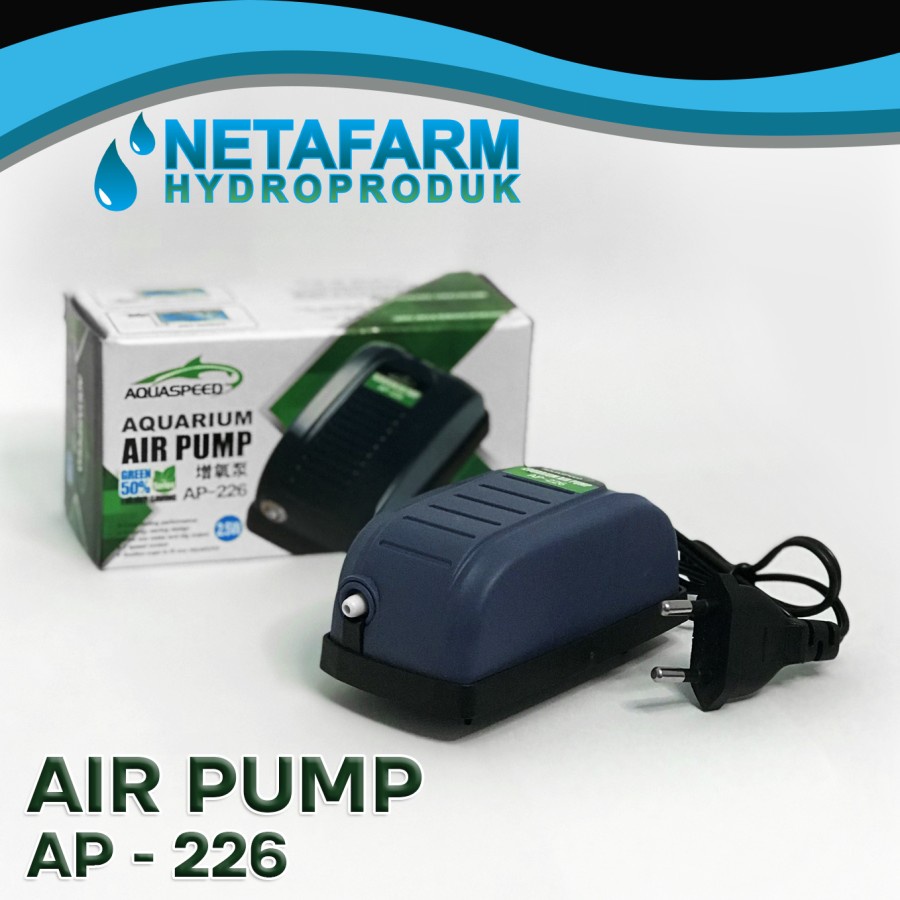 Jual AQUASPEED Aerator Akuarium Tipe AP226 Aquarium Air Pump Shopee
